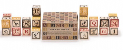 German Alphabet Blocks