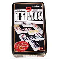 Double 9 Domino Tin Box