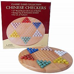 Chinese Checker With Marbles