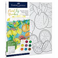 Paint By Number Watercolor Set Fruit