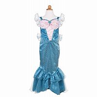 Sparkle Mermaid Dress, Blue, Size 5-6