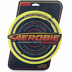 Aerobie Sprint Ring Outdoor Flying Disc - 10 Inches - Yellow
